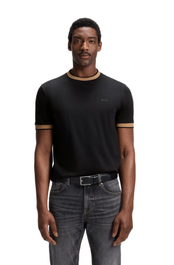 Boss ανδρική μπλούζα κοντομάνικη με αντίθεση 50543858 Boss ανδρική μπλούζα κοντομάνικη με αντίθεση 50543858