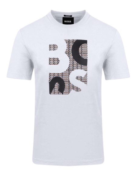Boss ανδρικό βαμβακερό t-shirt με λογότυπο 50543901