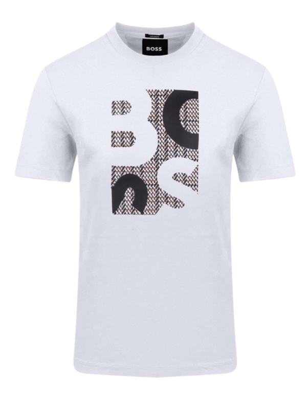 Boss ανδρικό βαμβακερό t-shirt με λογότυπο 50543901