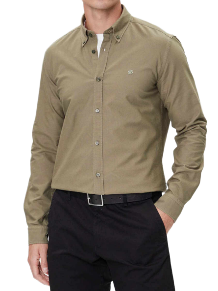 Boss ανδρικό πουκάμισο oxford slim fit 50544917