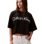 Calvin Klein γυναικείο cropped t-shirt boxy γραμμή LV044C903G