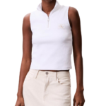 Calvin Klein γυναικείο αμάνικο τοπ με φερμουάρ LV047C909G