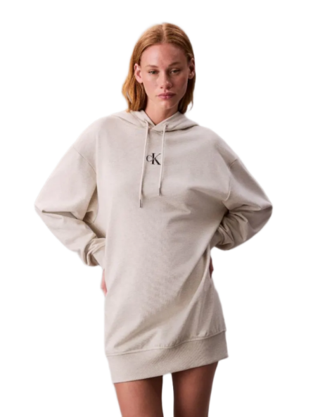 Calvin Klein γυναικείο φόρεμα φούτερ με κουκούλα LV047D229G