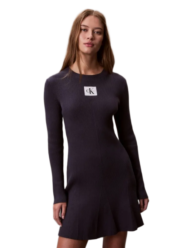 Calvin Klein γυναικείο mini πλεκτό φόρεμα LV047D307G