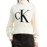Calvin Klein γυναικείο πουλόβερ με λογότυπο LV047D349G