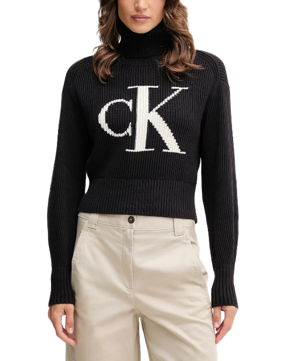 Calvin Klein γυναικείο πουλόβερ με λογότυπο LV047D349G Calvin Klein γυναικείο πουλόβερ με λογότυπο LV047D349G