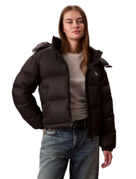Calvin Klein γυναικείο κοντό φουσκωτό μπουφάν LV047D501G