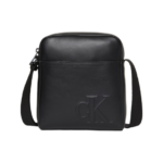 Calvin Klein ανδρικό τσαντάκι reporter με ανάγλυφο λογότυπο LV04D3248G