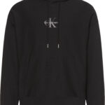 Calvin Klein ανδρική μπλούζα φούτερ με κουκούλα και λογότυπο LV04RC281G
