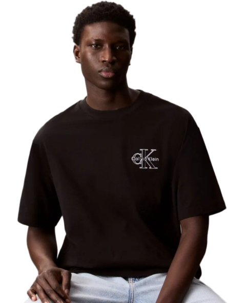 Calvin Klein ανδρικό t-shirt με μονόγραμμα LV04RC856G