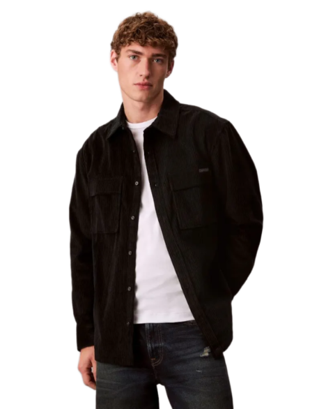 Calvin Klein ανδρικό κοτλέ πουκάμισο relaxed fit LV04RD106G
