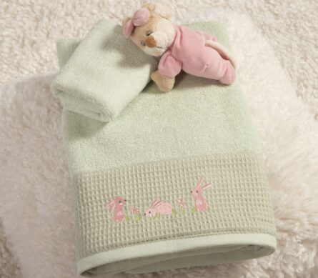 Nef-Nef Country Bunny σετ βρεφικές πετσέτες 2τμχ 038820