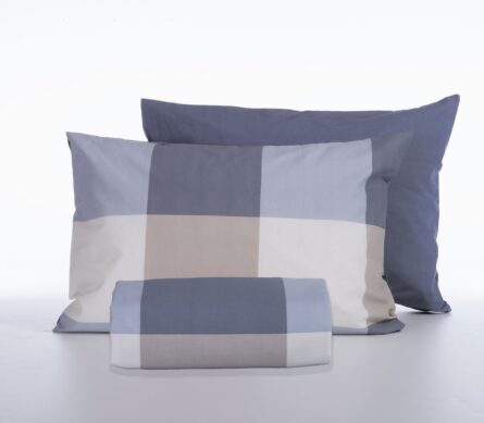 Nef-Nef Casual Check σετ παπλωματοθήκη βαμβακερή μονή 170x240cm 038224