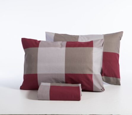 Nef-Nef Casual Check σετ παπλωματοθήκη υπέρδιπλη 240x230cm 038225