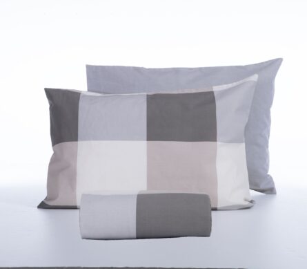 Nef-Nef Casual Check σετ παπλωματοθήκη υπέρδιπλη 240x230cm 038225