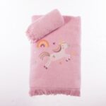Nef-Nef Unicorns Style σετ παιδικές πετσέτες 2τμχ 038775