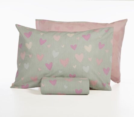 Nef-Nef Hearts Attack σετ παιδική παπλωματοθήκη μονή 160x240cm 038453