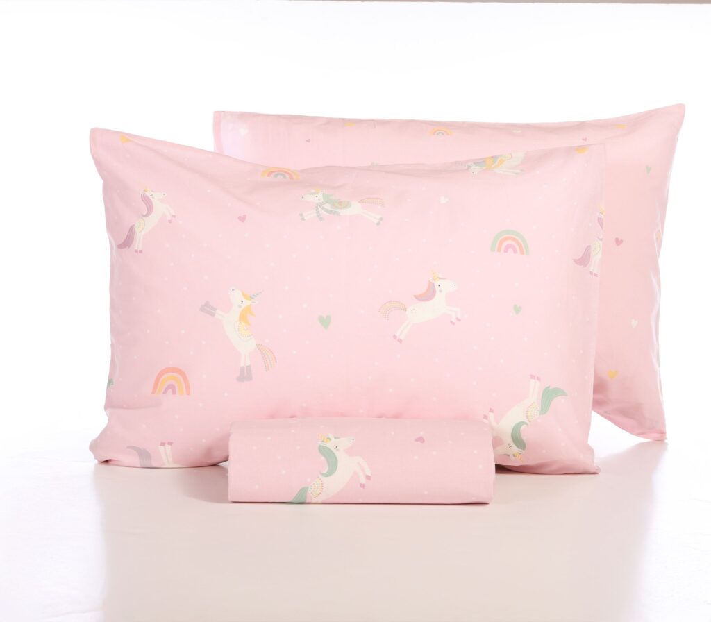 Nef-Nef Unicorns Style σετ παιδική παπλωματοθήκη μονή 160x240cm 038457