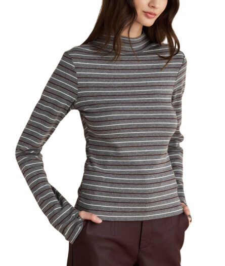 Attrattivo γυναικεία μακρυμάνικη ριγέ μπλούζα 9921609