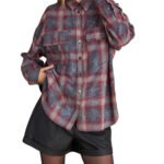 Attrattivo γυναικείο καρό πουκάμισο 9921691