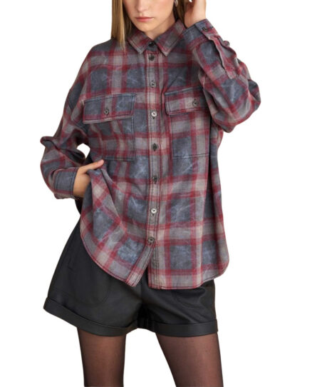 Attrattivo γυναικείο καρό πουκάμισο 9921691