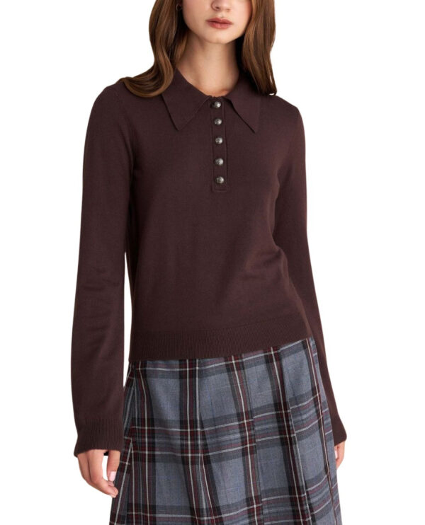 Attrattivo γυναικεία μονόχρωμη πλεκτή μπλούζα 9P23204C Attrattivo γυναικεία μονόχρωμη πλεκτή μπλούζα 9P23204C