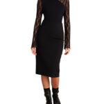 Attrattivo γυναικεία μονόχρωμη pencil φούστα 9921758