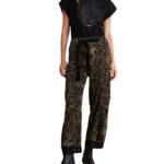 Attrattivo γυναικείο παντελόνι εμπριμέ 92241075