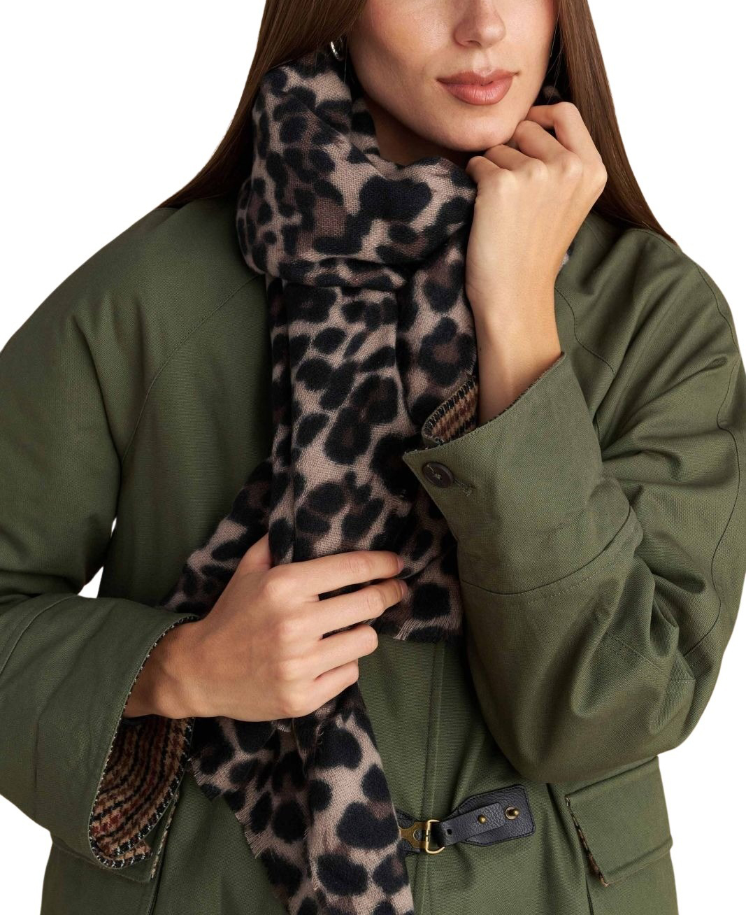 Attrattivo γυναικείο κασκόλ animal print 9J23141
