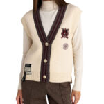 Attrattivo γυναικείο πλεκτό γιλέκο 9P22952