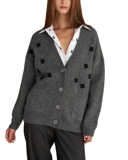 Attrattivo γυναικεία ζακέτα με κεντήματα 9P22942