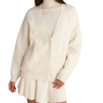 Attrattivo γυναικεία ζακέτα με κεντήματα 9P22942