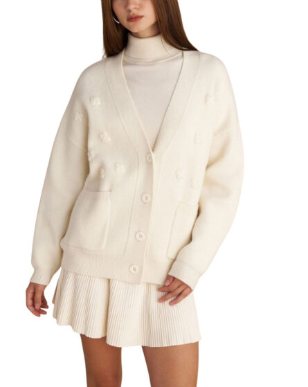 Attrattivo γυναικεία ζακέτα με κεντήματα 9P22942