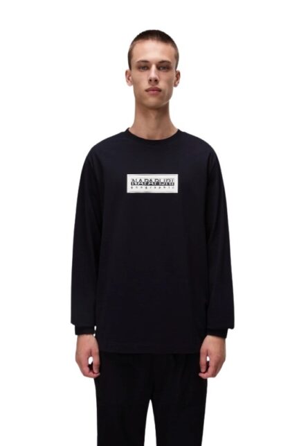 Napapijri Box Logo ανδρική μπλούζα μακρυμάνικη NP0A4I3M0411