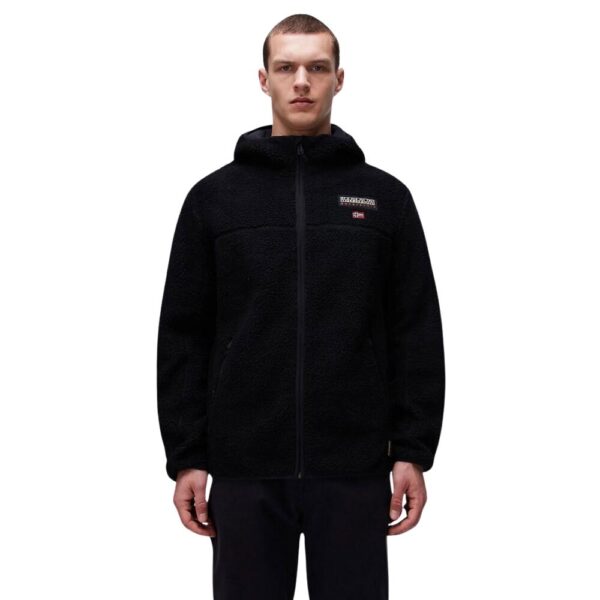 Napapijri T-Tynik ανδρική ζακέτα fleece με κουκούλα NP0A4IA80411 Napapijri T-Tynik ανδρική ζακέτα fleece με κουκούλα NP0A4IA80411