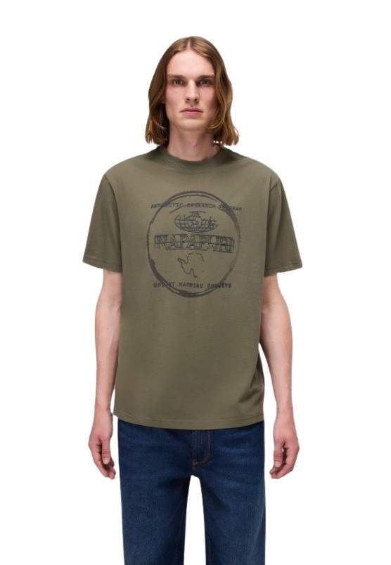 Napapijri Bald ανδρική jersey μπλούζα κοντομάνικη NP0A88SFG0A1