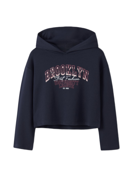 Name It παιδική φούτερ μπλούζα με κουκούλα για κορίτσι 13246337