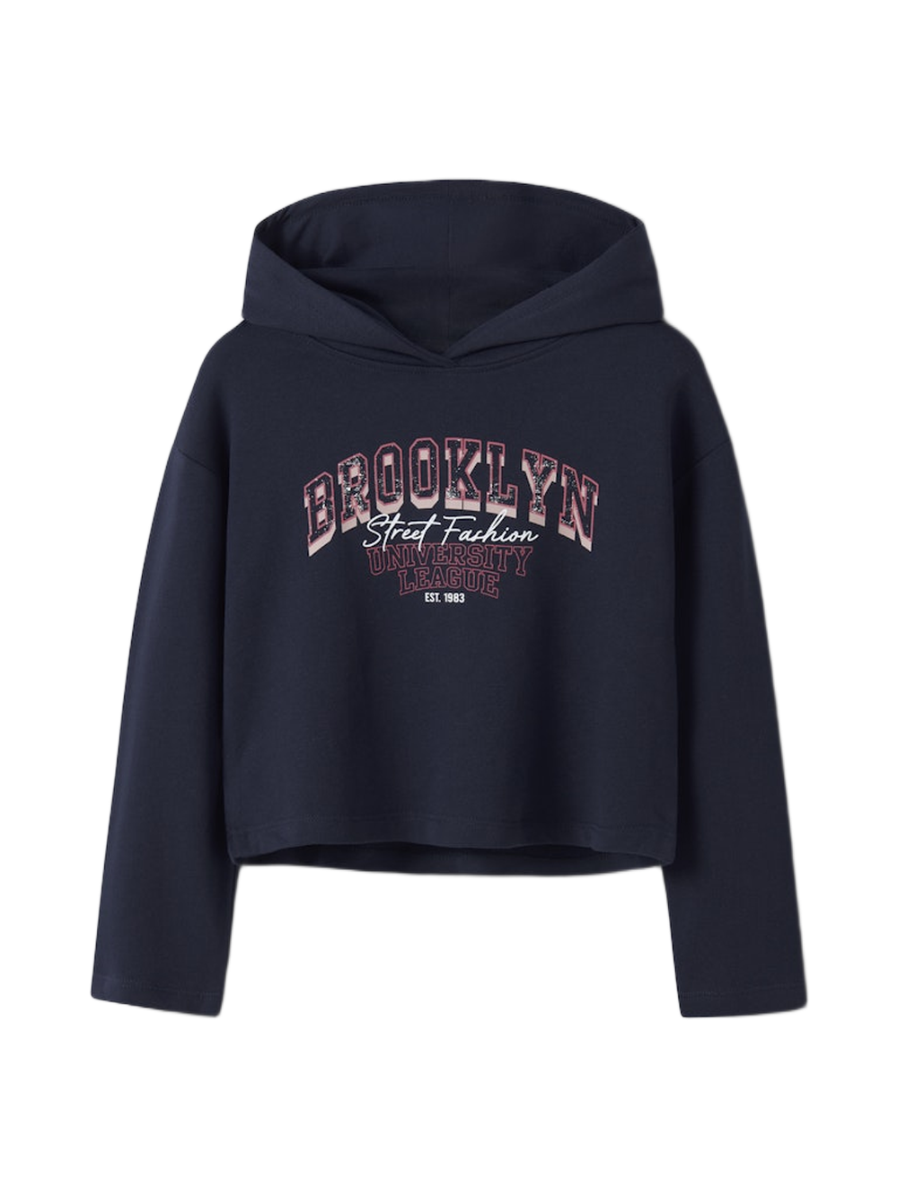 Name It παιδική φούτερ μπλούζα με κουκούλα για κορίτσι 13246337