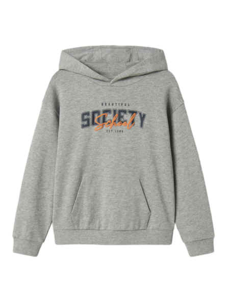 Name It παιδική φούτερ μπλούζα με κουκούλα και τύπωμα 13246260