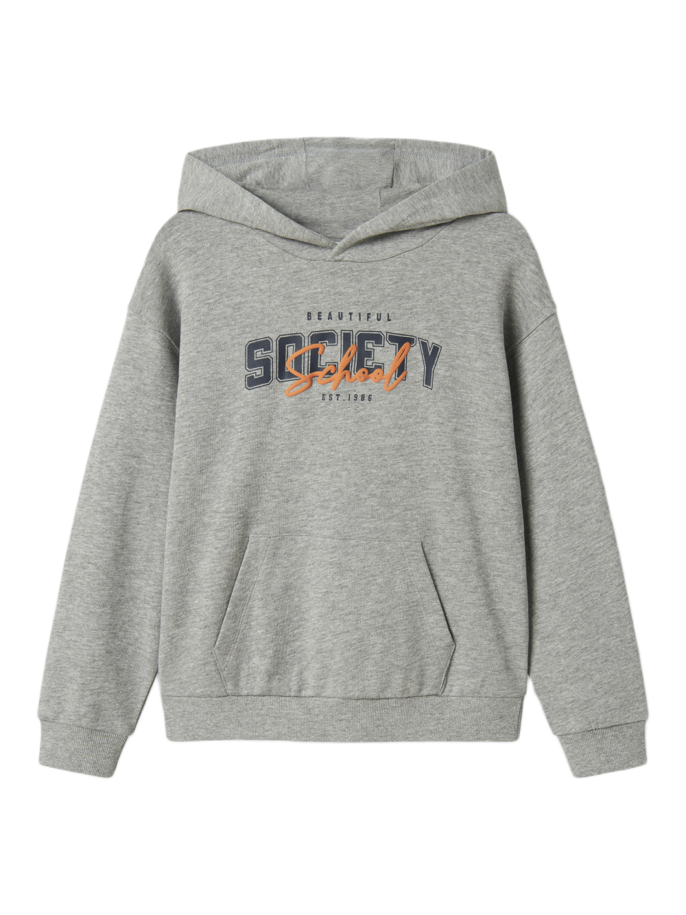 Name It παιδική φούτερ μπλούζα με κουκούλα και τύπωμα 13246260