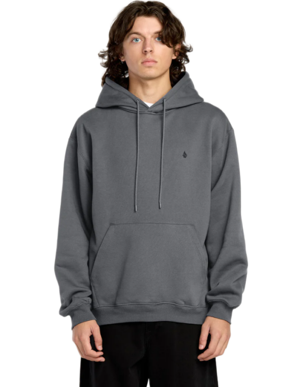 Volcom ανδρικό μονόχρωμο φούτερ με κουκούλα Single Stone A4132512 Volcom ανδρικό μονόχρωμο φούτερ με κουκούλα Single Stone A4132512