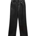 Vero Moda γυναικείο ψηλόμεσο παντελόνι δερματίνης 10310878
