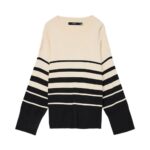Vero Moda γυναικείο ριγέ oversized πουλόβερ 10278319