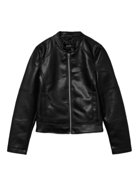 Vero Moda γυναικείο κοντό μπουφάν δερματίνη 10310415