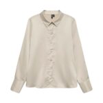 Vero Moda γυναικείο μακρυμάνικο πουκάμισο σατινέ όψη 10334598