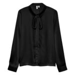 Vero Moda γυναικείο μονόχρωμο πουκάμισο σατινέ όψη 10335828