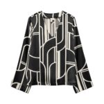 Vero Moda γυναικείο εμπιμέ τοπ μακρυμάνικο 10337379