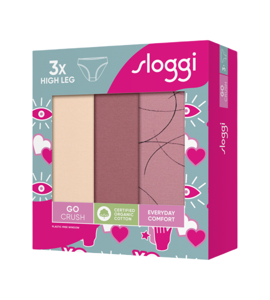 Sloggi GO Crush Highleg C3P γυναικείο σλιπ σετ 3τμχ 10219672 Sloggi GO Crush Highleg C3P γυναικείο σλιπ σετ 3τμχ 10219672