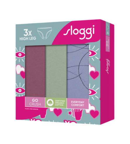 Sloggi GO Crush Highleg C3P γυναικείο σλιπ σετ 3τμχ 10219672