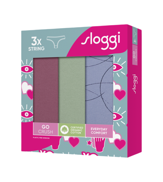 Sloggi GO Crush String C3P γυναικείο σλιπ σετ 3τμχ 10219704 Sloggi GO Crush String C3P γυναικείο σλιπ σετ 3τμχ 10219704